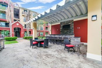 Picnic area with bbq